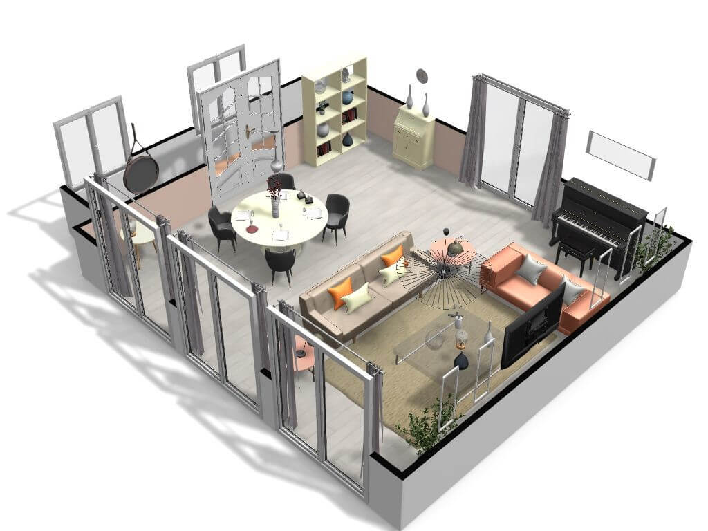 Plan maison 3d home by me