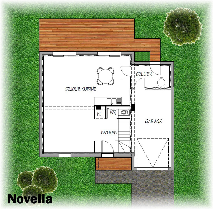 Plan de maison novella
