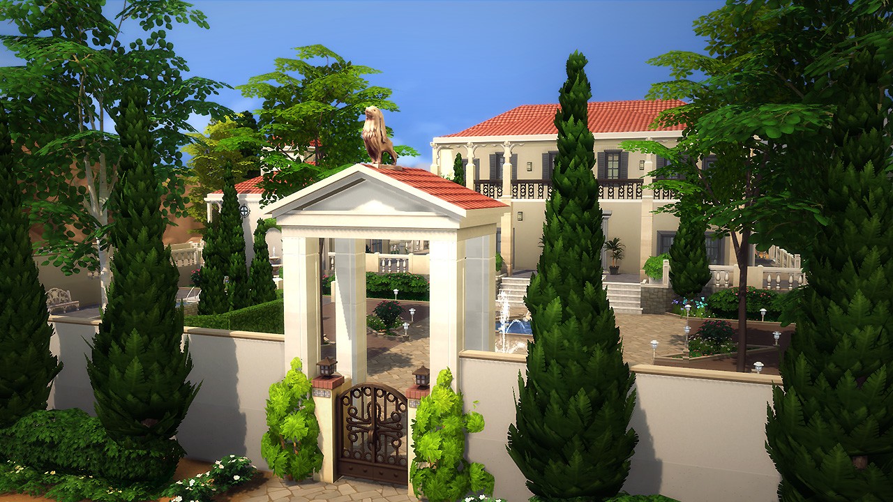Maison de luxe plan sims 4
