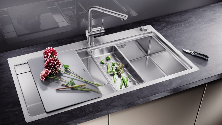 Evier inox blanco divon