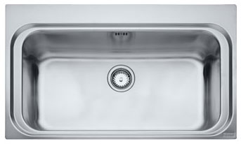 Evier inox 1 bac a encastrer