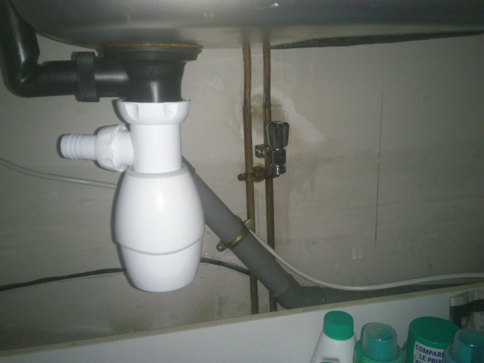Raccorder lave vaisselle sur siphon evier
