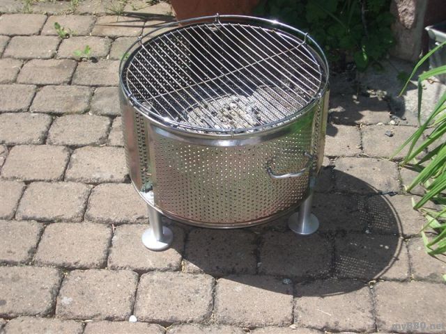 Fabriquer barbecue avec evier inox