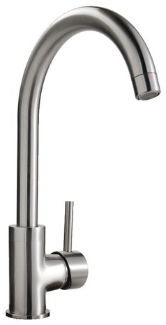 Robinet cuisine pour evier inox