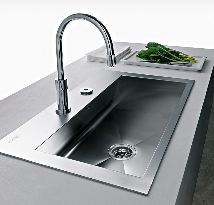 Evier 1 grande cuve inox