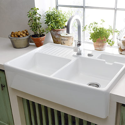 Evier retro ceramique