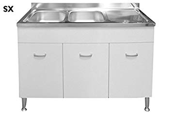 Meuble bas avec evier inox