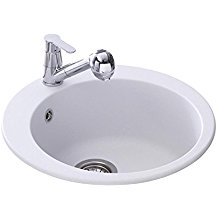 Evier inox rond diametre 30