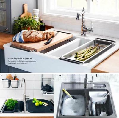 Accessoires pour evier ikea