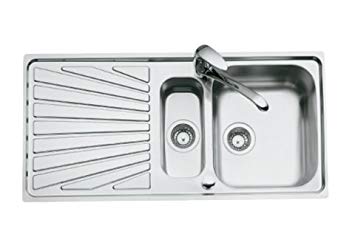 Evier inox 100 cm