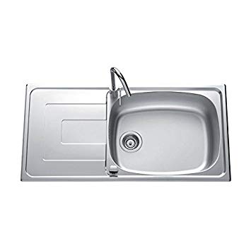 Evier inox structuré