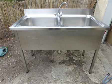 Double evier inox occasion