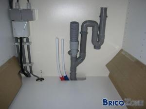 Branchement lave vaisselle sur evier