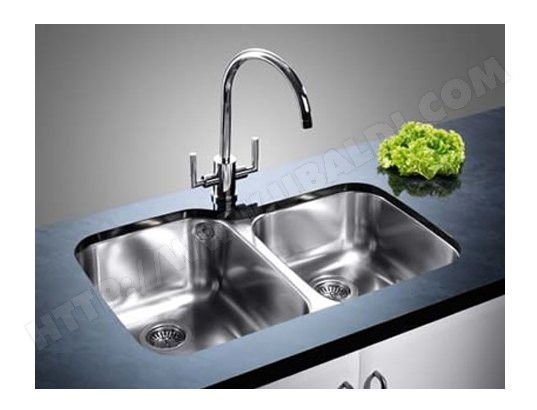 Evier inox satiné blanco