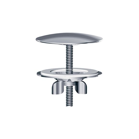 Cache trou evier inox