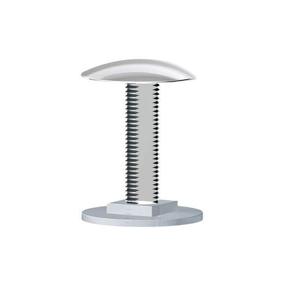 Cache trou robinet evier inox