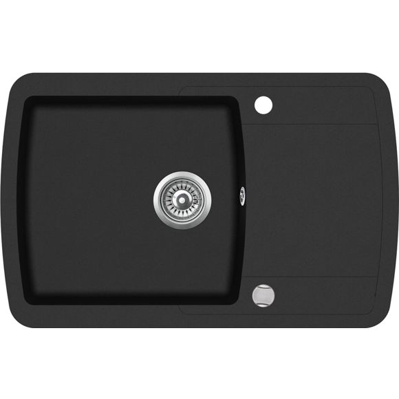 Evier 1 bac granit noir
