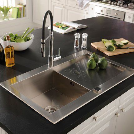 Evier inox a poser castorama