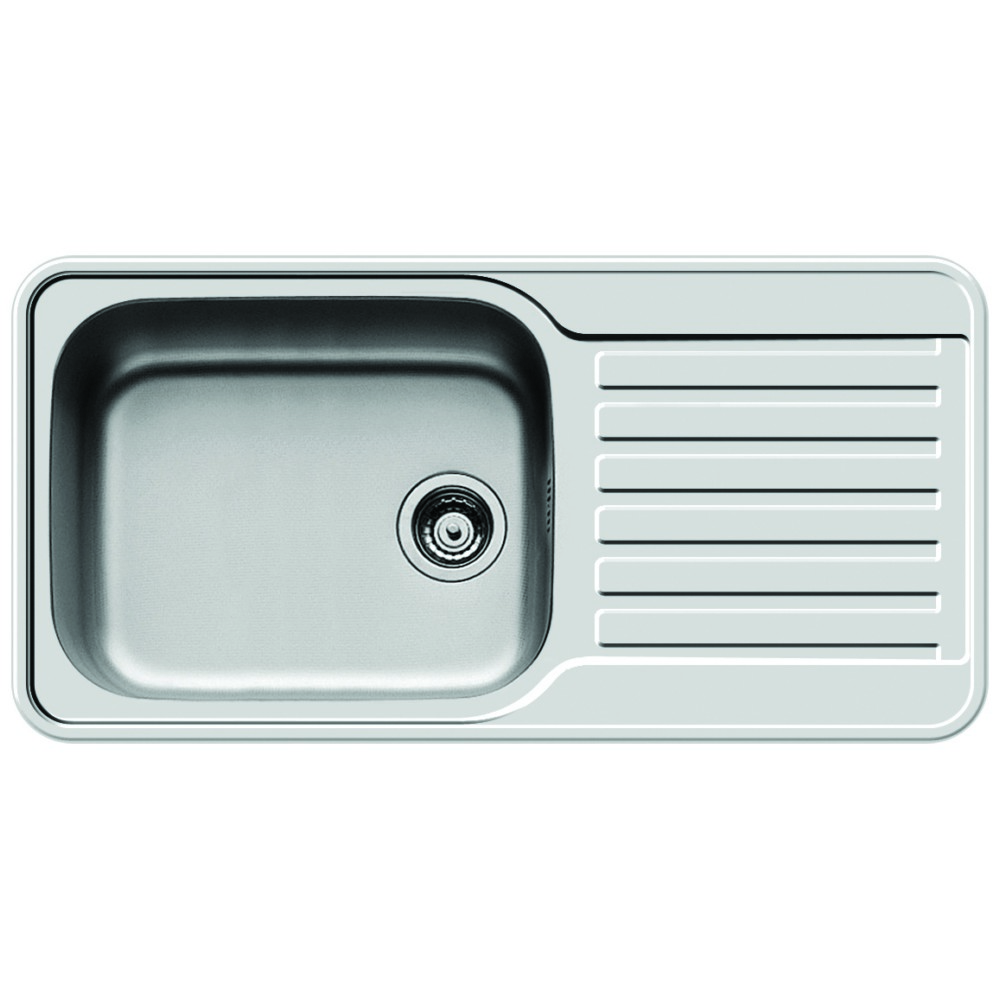 Evier inox 1 bac luisina