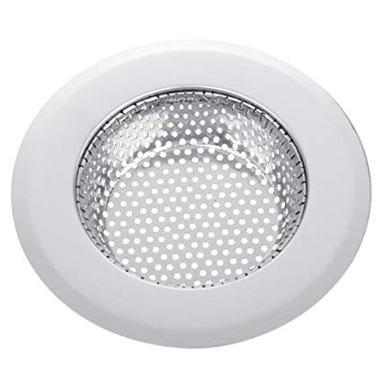 Evier inox passoire