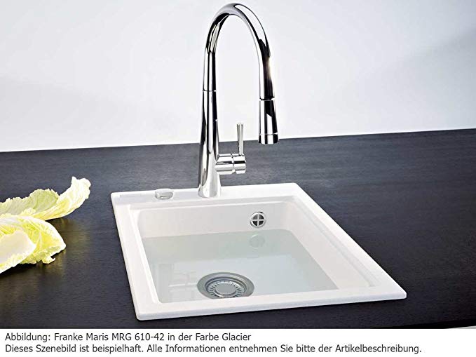 Franke évier encastrable maris mrg 610-42 fragranit durakleenplus, onyx - 1140176607