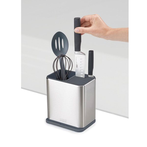 Cliquer pour zoomer organiseur pour évier en inox surface joseph joseph