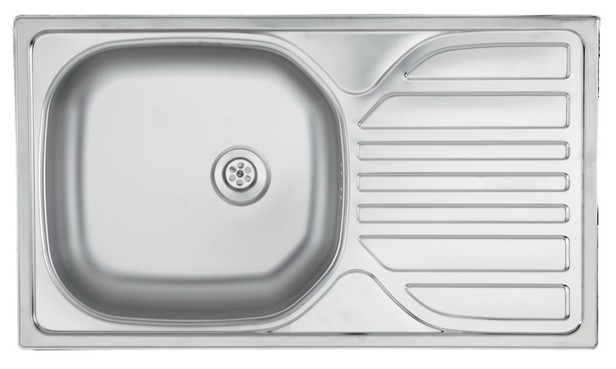 Evier double bac inox nid d'abeille