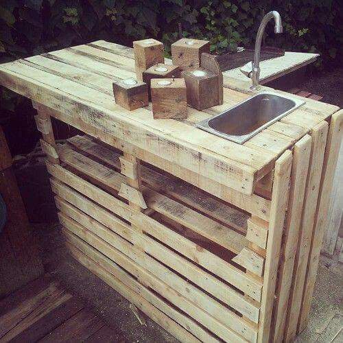 Evier exterieur terrasse