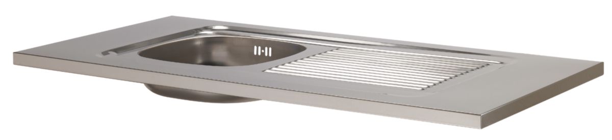 Evier inox pmr