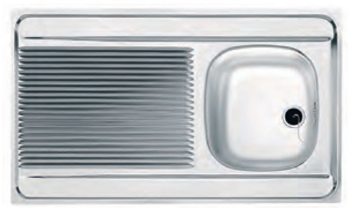 évier inox 60
