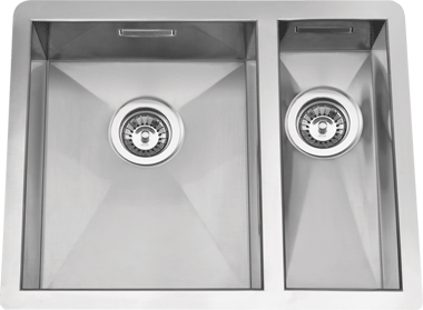 Evier inox 1 bac 1 2