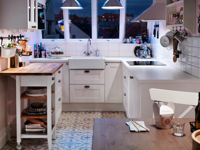 Ikea evier cuisine blanc
