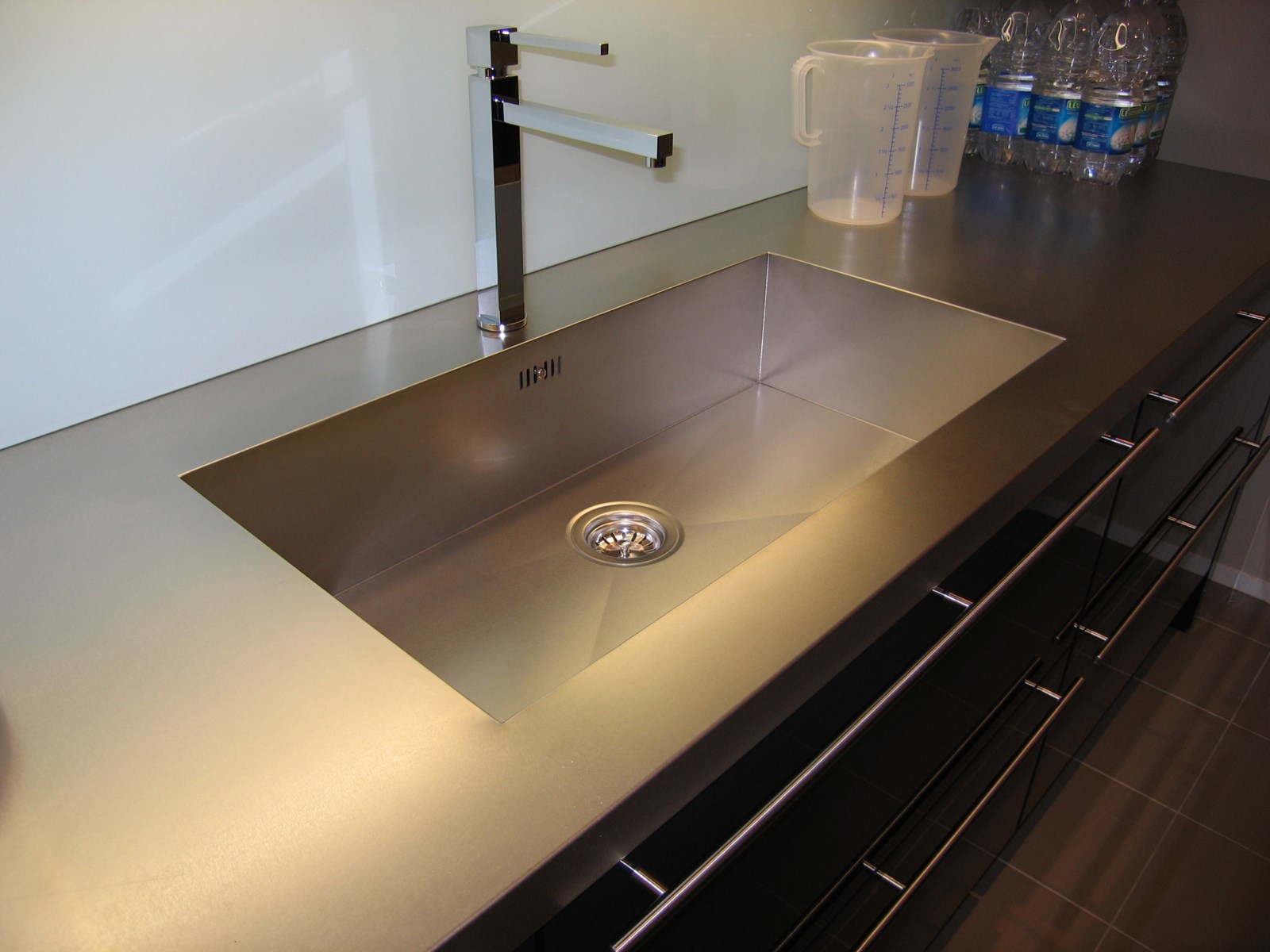 Evier inox 80 cm