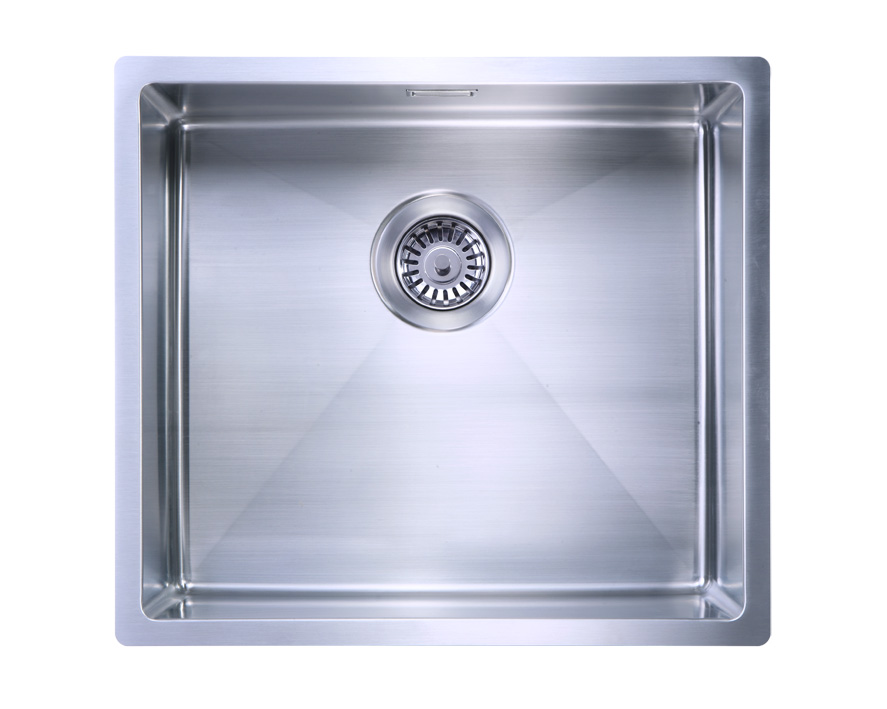 Evier 1 cuve inox sous plan
