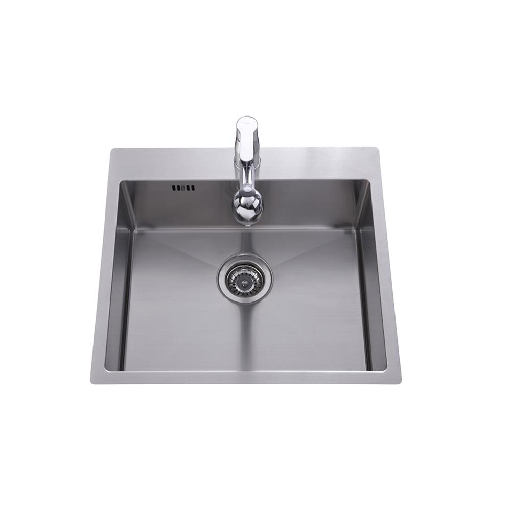 Evier inox 1 bac 80x60