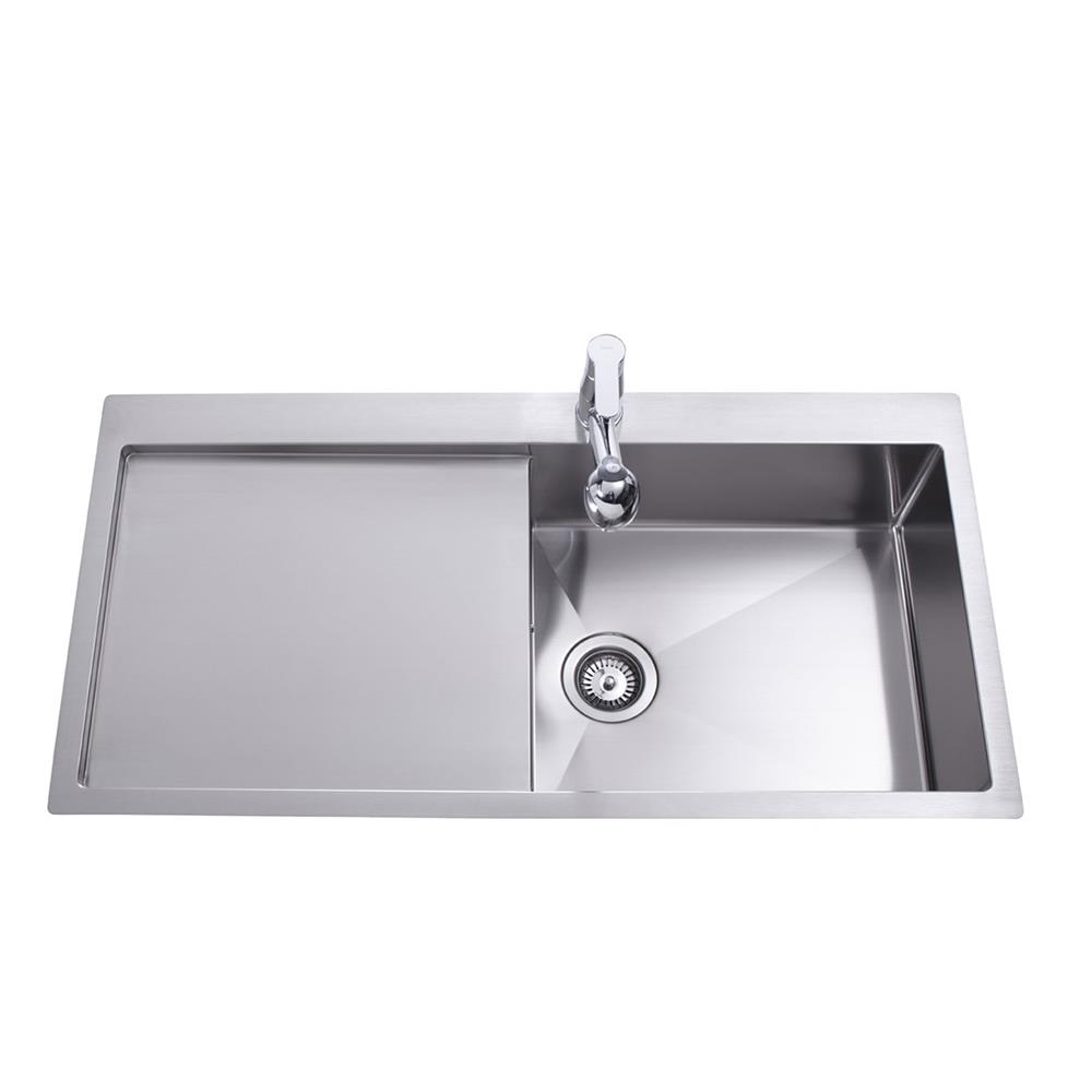 Evier grand bac inox
