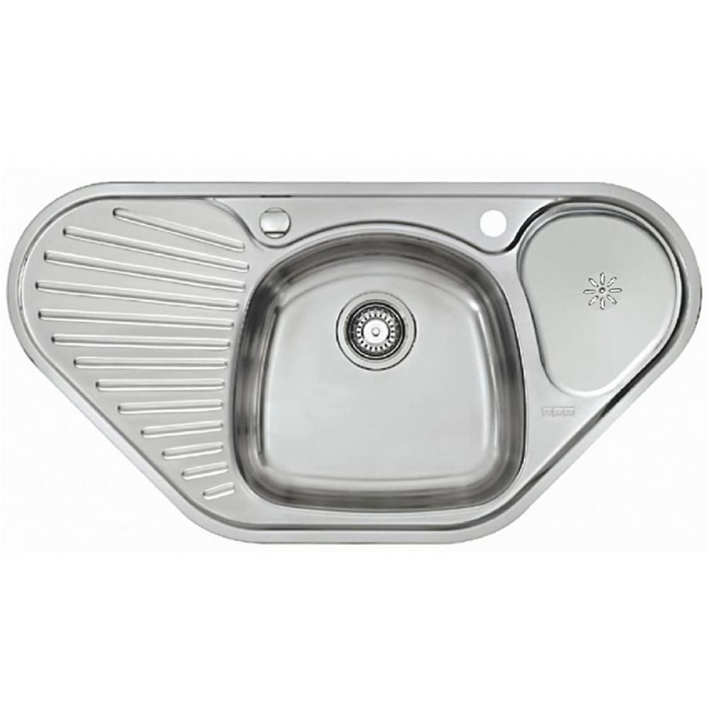 Evier inox avec pedale