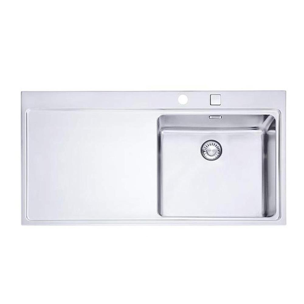 Evier inox egouttoir gauche