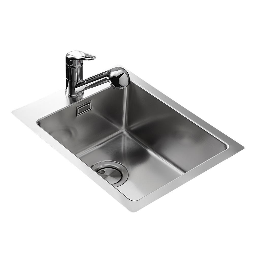Evier inox monobac