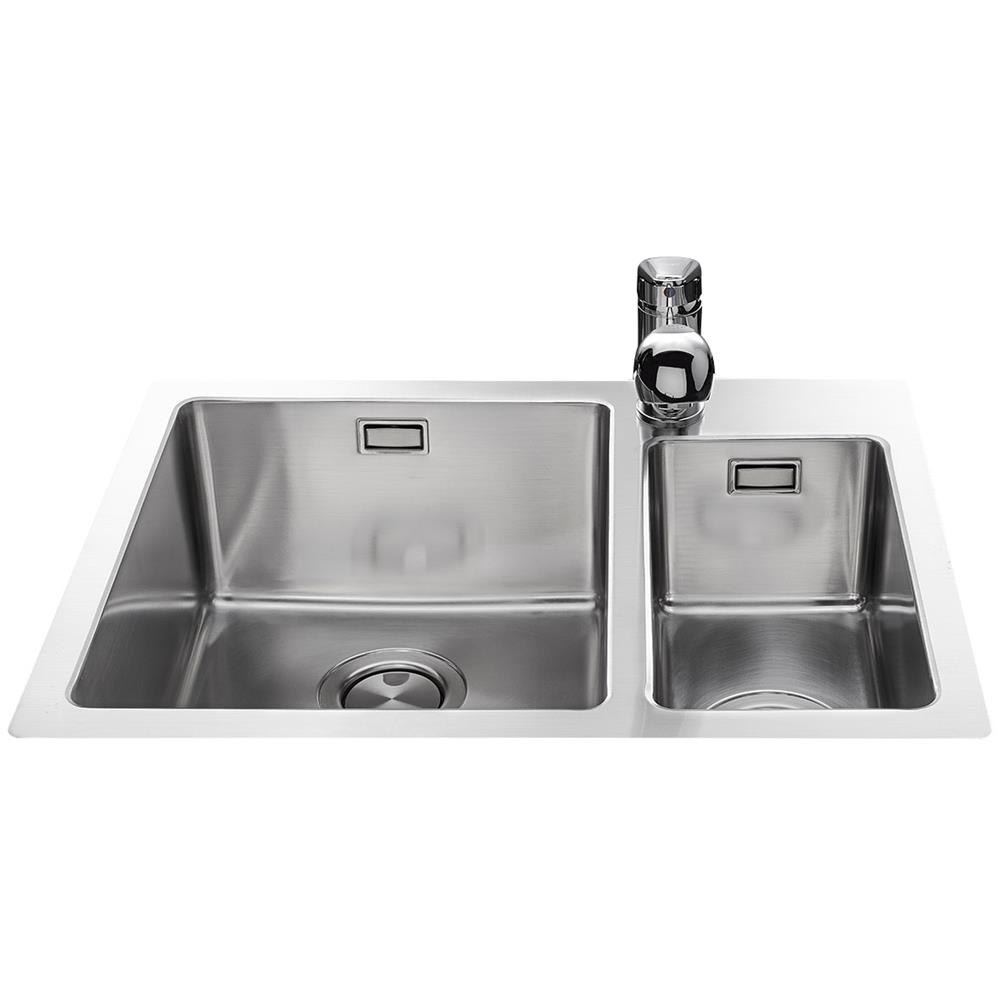 Evier inox sans égouttoir