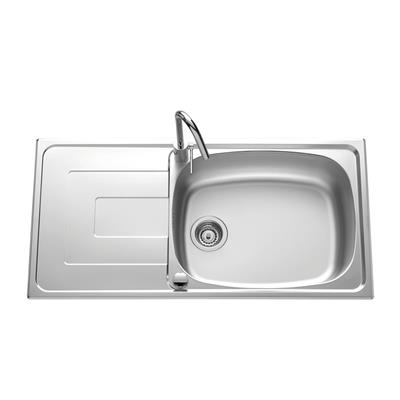 Evier inox grand bac