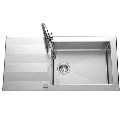 évier inox lisse mizel