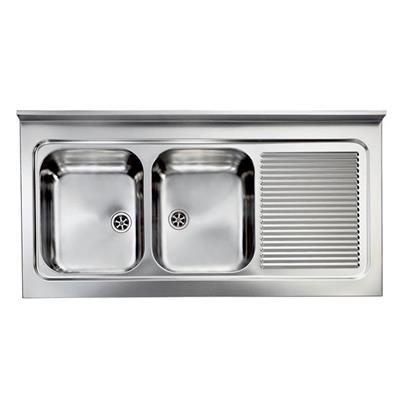 Evier inox à poser sur meuble