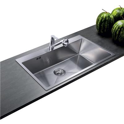 Evier inox cuve rectangulaire