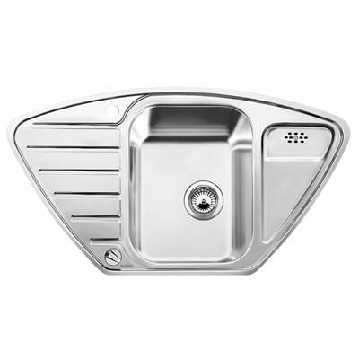 Evier inox d angle