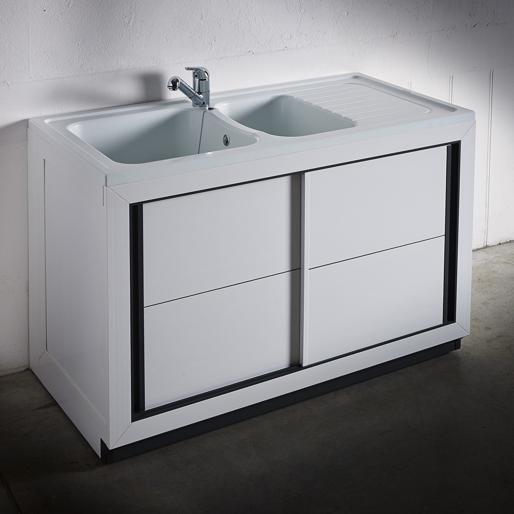 Meuble sous évier 90 cm