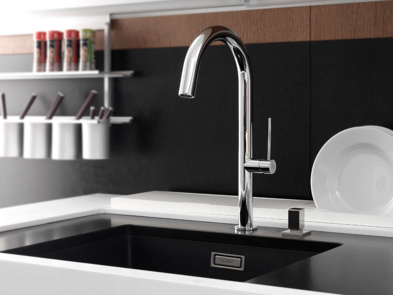 Porcelanosa evier inox