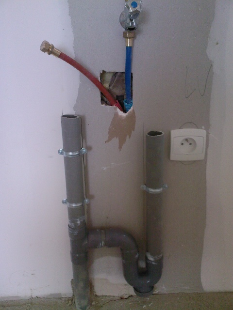 Raccord evier lave vaisselle