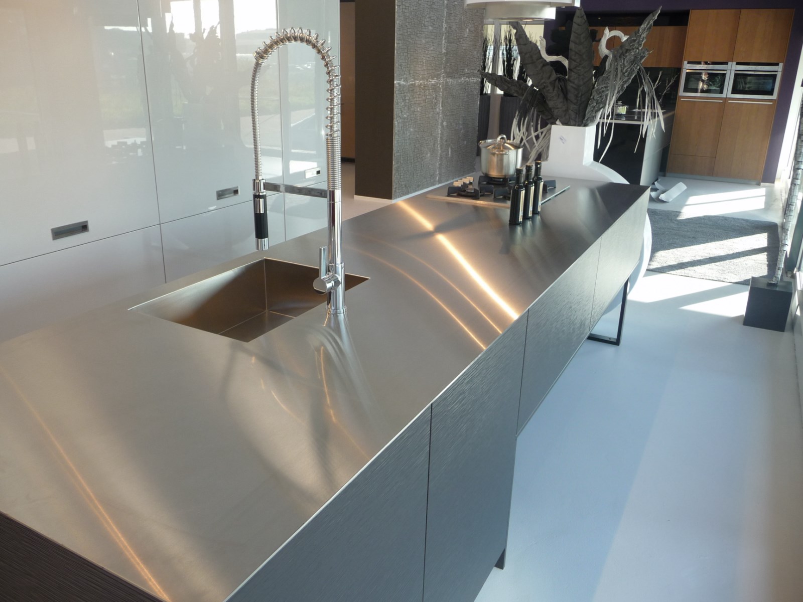 Evier inox 50x110