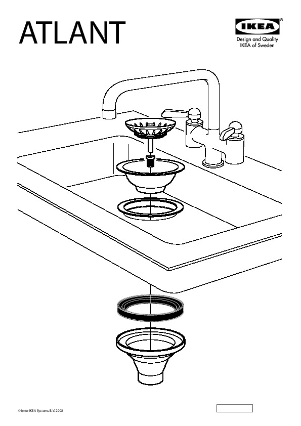 Bonde évier ikea